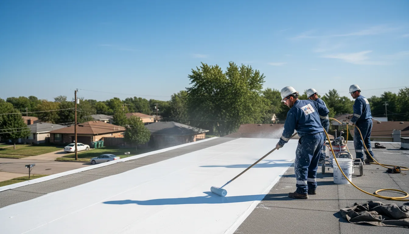 Commercial roof coating in New York Mills, NY near me